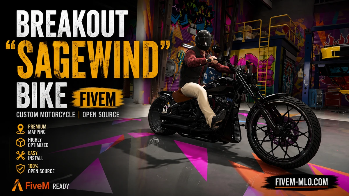 Breakout "Sagewind" Bike FiveM | Custom Motorcycle | Open Source